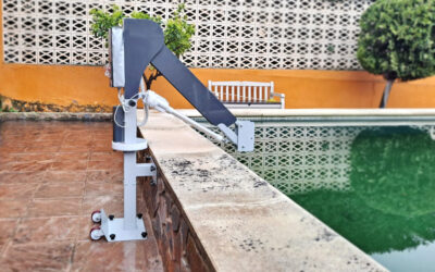 Piscina accesible, instalamos elevador acuático
